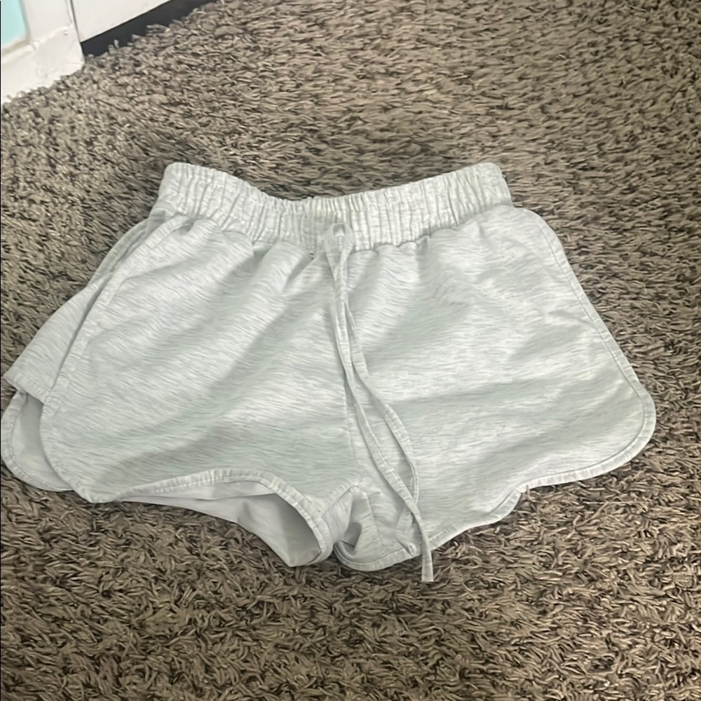 Women's Light Gray Shorts